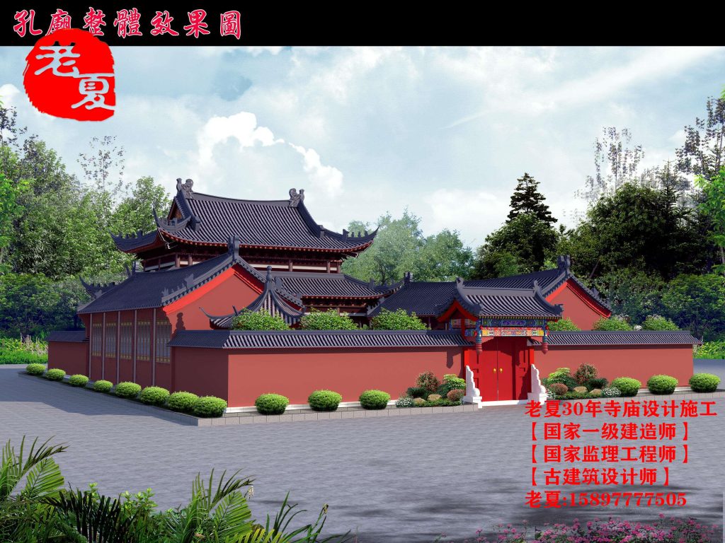 福建寺庙设计图纸，福建闽南寺庙设计图纸